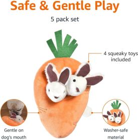 Dog Plush Toy Rabbit and Carrot