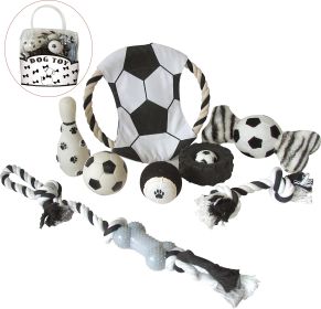 Soccer Themed Pet Toy Set