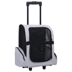 Pet Trolley Foldable Gray