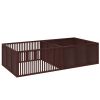 Dog Whelping Box Puppy Playpen with Doors