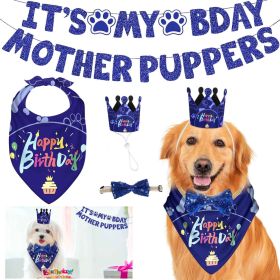 Dog Birthday Bandana and Hat Set