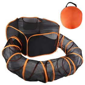 Portable Pet Play Tent with Tunnel