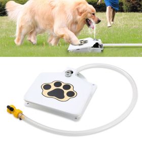 Pet Water Fountain Step-On Dispenser