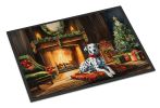 Dalmatian Holiday Door Mat