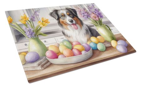 Glass Cutting Board Australian Shepherd