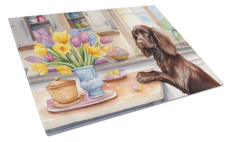Glass Cutting Board Boykin Spaniel