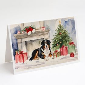 Dog Christmas Cards Pack of 8 Bernese Mountain