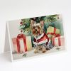 Yorkie Christmas Greeting Cards Pack of 8