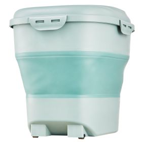 Dog Food Storage Bin with Wheels and Lid