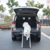 Foldable Aluminum Dog Ramp with Non-Slip Mats Black