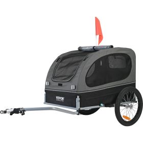 Pet Bike Carrier Trailer with Easy Fold & Wheels