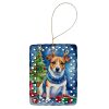 Jack Russell Reindeer Christmas Ornament