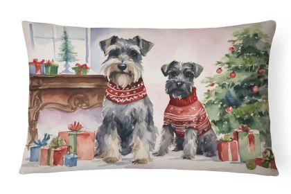 Schnauzer Throw Pillow