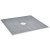 Shower Pan Kit with Central Drain 72x72