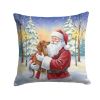 Santa Decorative Pillow Dachshund