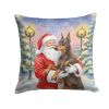 Santa Decorative Pillow Doberman