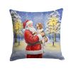 Santa Decorative Pillow English Setter