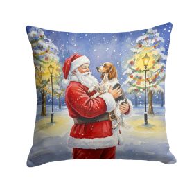 Santa Decorative Pillow English Setter