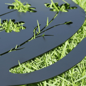 Metal Dog Garden Stakes