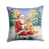 Santa Decorative Pillow Golden