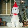 Inflatable Christmas Puppy Dog 6ft