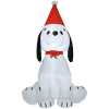 Inflatable Christmas Puppy Dog 6ft