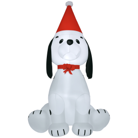 Inflatable Christmas Puppy Dog 6ft Inflatable Christmas Puppy Dog 6ft