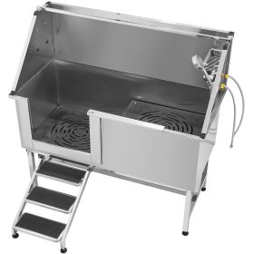 Pet Grooming Tub w/ Stairs