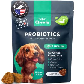 Dog Probiotics & Enzymes for Gut, Yeast Balance & Allergy Relief