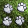 Solar Paw Print Garden Lights