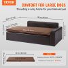 Dog Sofa Bed for Large Dogs and Cats Black