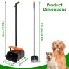 Pooper Scooper Set Dog Rake and Bin with Bag Dispenser