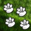 Solar Paw Print Garden Lights