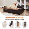 Dog Sofa Bed for Large Dogs and Cats Black