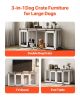 Double Dog Crate Furniture