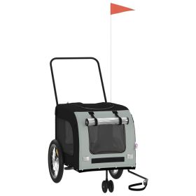 Pet Bicycle Trailer with Sturdy Fabric