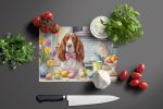 Glass Cutting Board Welsh Springer Spaniel