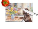 Glass Cutting Board Boykin Spaniel