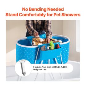 Small Dog Bathtub Station
