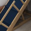 PawHut Adjustable Height Dog Ramp, Foldable Pet Stairs with Non-Slip Mat for All Dogs
