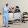 Stainless Steel Pet Grooming Tub with Stairs