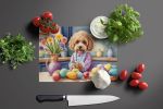 Glass Cutting Board Cockapoo