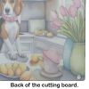 Dog Glass Cutting Board Beagle