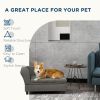 Elevated Dog Sofa Bed with Storage