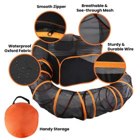 Portable Pet Play Tent with Tunnel