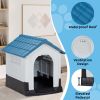 Large Plastic Dog House 33" Weather-Resistant