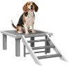 PawHut Wooden Dog Training Platform with Ladder