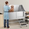 Dog Grooming Tub with Stairs and Filter 62 Inch