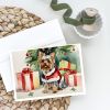 Yorkie Christmas Greeting Cards Pack of 8