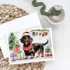 Christmas Note Cards Pack of 8 Dachshund